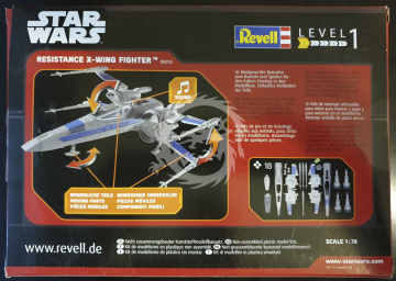 X-Wing Fighter Resistance Revell 06753 skala 1/78 Star Wars