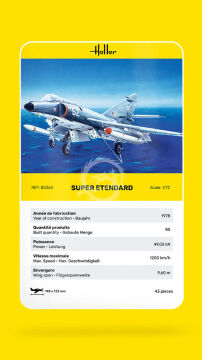 NA ZAMÓWIENIE - Super Etendard Heller 80360 skala 1/72 