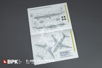 Boeing C-40A Clipper/B BPK 7224 skala 1/72