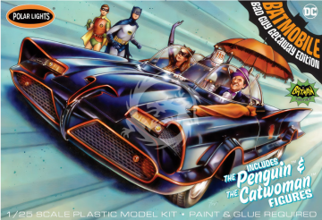 Batmobile Bad Guy Getaway Edition - Polar Lights POL998/12 skala 1/25
