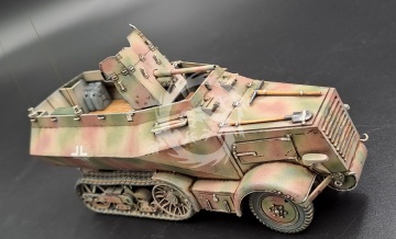 Schuztenpanzerwagen U304(f) mit 3,7 cm PaK 36 - KM Model KM-35006 Wydruk 3D skala 1/35 