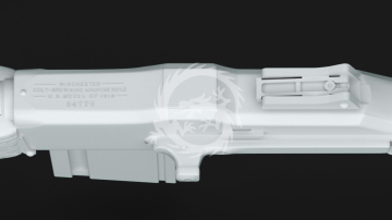 M1918 Browning Automatic Rifle (BAR) – 3D Printed - Metallic Details  MDR3532 skala 1/35