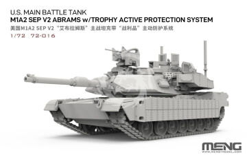 U.S. Main Battle Tank M1A2 SEP V2 Abrams w/Trophy Active Protection System - MENG-Model 72-016 skala 1/72