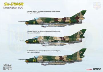 Su-17M4R recon.fighter-bomber - ModelSvit MSVIT 72058 skala 1:72