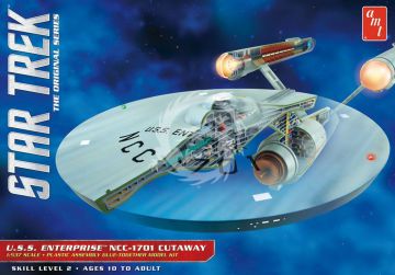 U.S.S. Enterprise NCC-1701 Cutaway AMT891 1/537