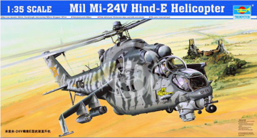 Helicopter Mil Mi-24V Hind-E Trumpeter 05103 skala 1/35