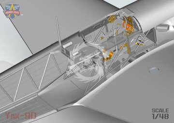 Model plastikowy Yakovlev Yak-9D, ModelSvit, MSVIT 48009, skala 1/48