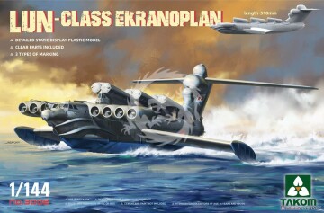 Lun-Class Ekranoplan Takom 3002 skala 1/144