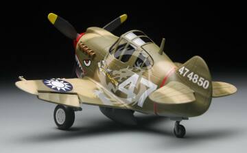 Model plastikowy WWII United States Curtiss P-40 Warhawk Tiger Model TM-106 skala 1/Egg