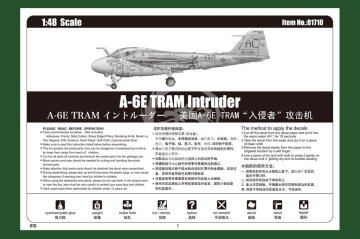 A-6E TRAM Intruder HobbyBoss  81710 skala 1/48