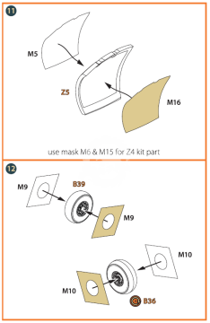 Zestaw częśći - OV-1 A/JOV-1A Mohawk PE parts and painting mask for CP kits Clear Prop CPA144002 skala 1/144