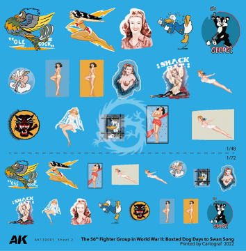 Książka - THE 56TH FIGHTER GROUP IN WORLD WAR II: 18TH APRIL 1944 TO V-E DAY AND BEYOND AK Interactive AK130005