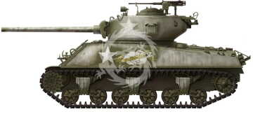 U.S. Medium Tank M4A3 (76)W Sherman Meng Model  TS-043 skala 1/35 
