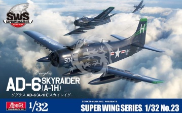 NA ZAMÓWIENIE - Douglas AD-6 Skyraider A-1H Zoukei-Mura SWS23 skala 1/32