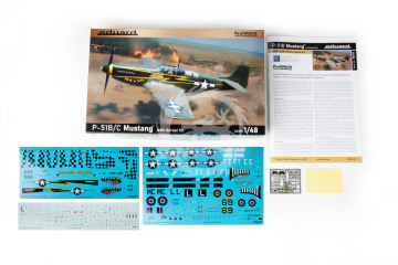 P-51B/C Mustang with dorsal fin -  Eduard 82108 skala 1/48