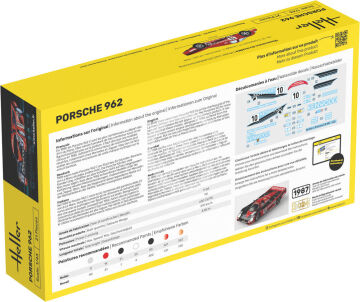 STARTER KIT Porsche 962 - Heller 56109 skala 1/43