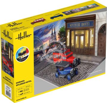 STARTER KIT Diorama Splendid Hotel - Heller 52330 skala 1/24
