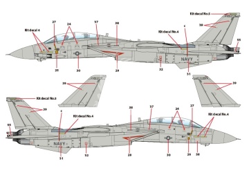 F-14A Tomcat Part.4 - VF-41 'Black Aces' - Sukhoi Killers for Academy - Wolfpack WD72013 skala 1/72