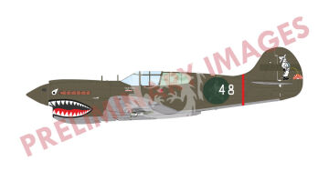 P-40K Warhawk DUAL COMBO - Eduard Plastic Kits R0024 skala 1/48
