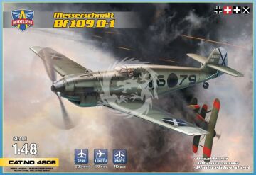 Na zamówienie - Bf.109 D-1 German WWII fighter - ModelSvit MSVIT 4806 skala 1:48
