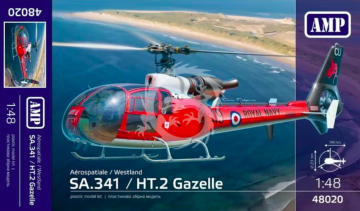 Model plastikowy Aérospatiale / Westland SA.341 / HT.2 Gazelle AMP 48020 skala 1/48