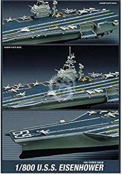 CVN-69 USS Eisenhower Academy 14212 skala 1/800