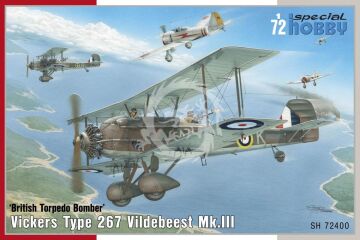 Vickers Vildebeest Mk.III  Special Hobby SH72400 skala 1/72