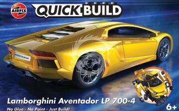 QUICKBUILD Lamborghini Aventador - Yellow Airfix J6026