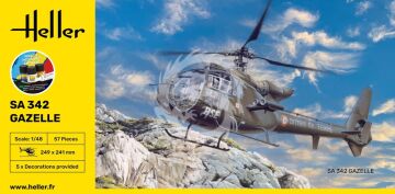 STARTER KIT SA 342 Gazelle Heller 56486 skala 1/48