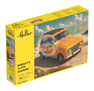 Renault 4 TL/GTL Sun Roof - Heller 82704 skala 1/24