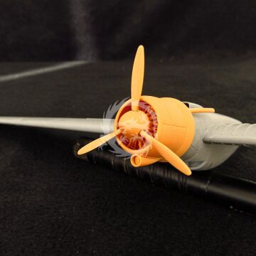 Arado Ar 196. Engine universal - Metallic Details MDR48272 skala 1/48