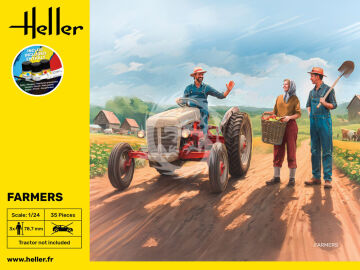 PRZEDSPRZEDAZ - STARTER KIT Farmers - Heller 58752 skala 1/24 