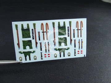 F/A-18, T-45 Seat belts - Metallic Details MDP48028 skala 1/48