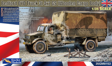 PRZEDSPRZEDAZ - Bedford OYD Truck 3t 4x2 GS (Wooden Cargo Body) - Gecko Models 35GM0153 skala 1/35