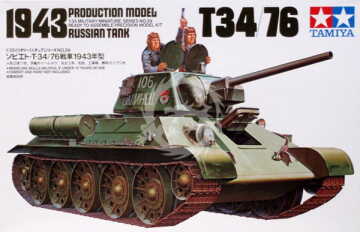 Russian Tank T34/76 1943 Production Model - Tamiya 35059 skala 1/35