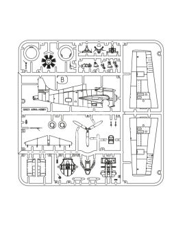  F4F-3 Wildcat Yellow Wings - Arma Hobby 70091 skala 1:72