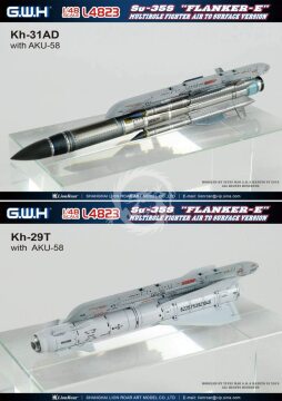 Su-35S Flanker-E Multirole Fighter Air to Surface Version Great Wall Hobby L4823 skala 1/48
