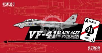 F-14A VF-41 Black Aces Limited Edition GWH S7202 skala 1/72