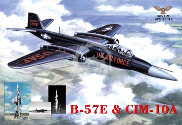  B-57E CANBERRA & CIM-10A BOMARC Sova-M SVM-14013 skala 1/144