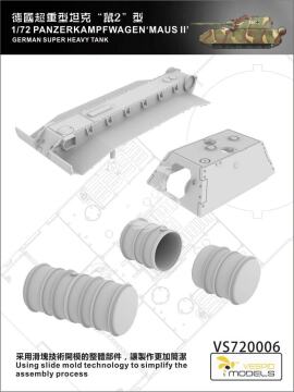 Panzerkampfwagen Maus II German super heavy tank Vespid Models VS720006 skala 1/72
