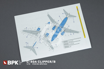 Boeing C-40A Clipper/B BPK 7224 skala 1/72