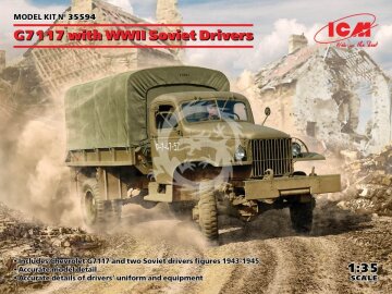 PROMOCJA -  G7117 with Soviet Drivers - ICM 35594 skala 1/35