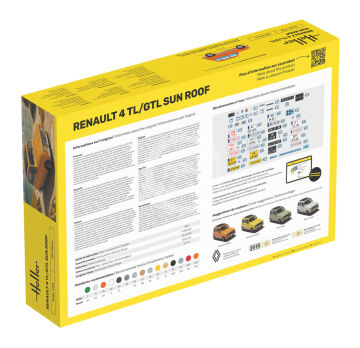 Renault 4 TL/GTL Sun Roof - Heller 82704 skala 1/24
