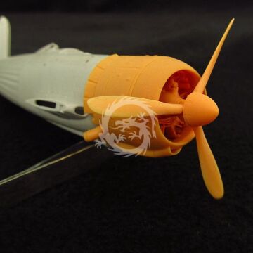 NA ZAMÓWIENIE - Fiat CR.42 Falco. Cowling and engine - Metallic Details MDR48256 skala 1/48