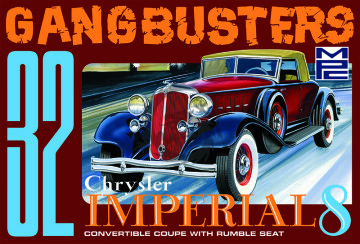 Model plastikowy samochodu - Gangbusters 1932 Chrysler Imperial 8 - MPC 926 skala 1/25