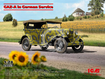NA ZAMÓWIENIE - GAZ-A in German Service - ICM 24053 skala 1/24 