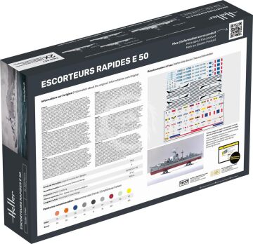 Escorteurs Rapides E 50 Collection Historique Heller 81093 skala 1/400