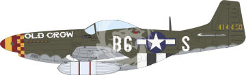  P-51D Mustang- Eduard 7477 skala 1/72