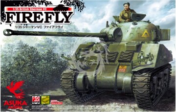 British Sherman VC Firefly w/Value gear made resin parts -  ASUKA Model 35-009Y skala 1/35