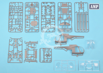 Hughes OH-6 Cayuse - AMP 32003 skala 1/32